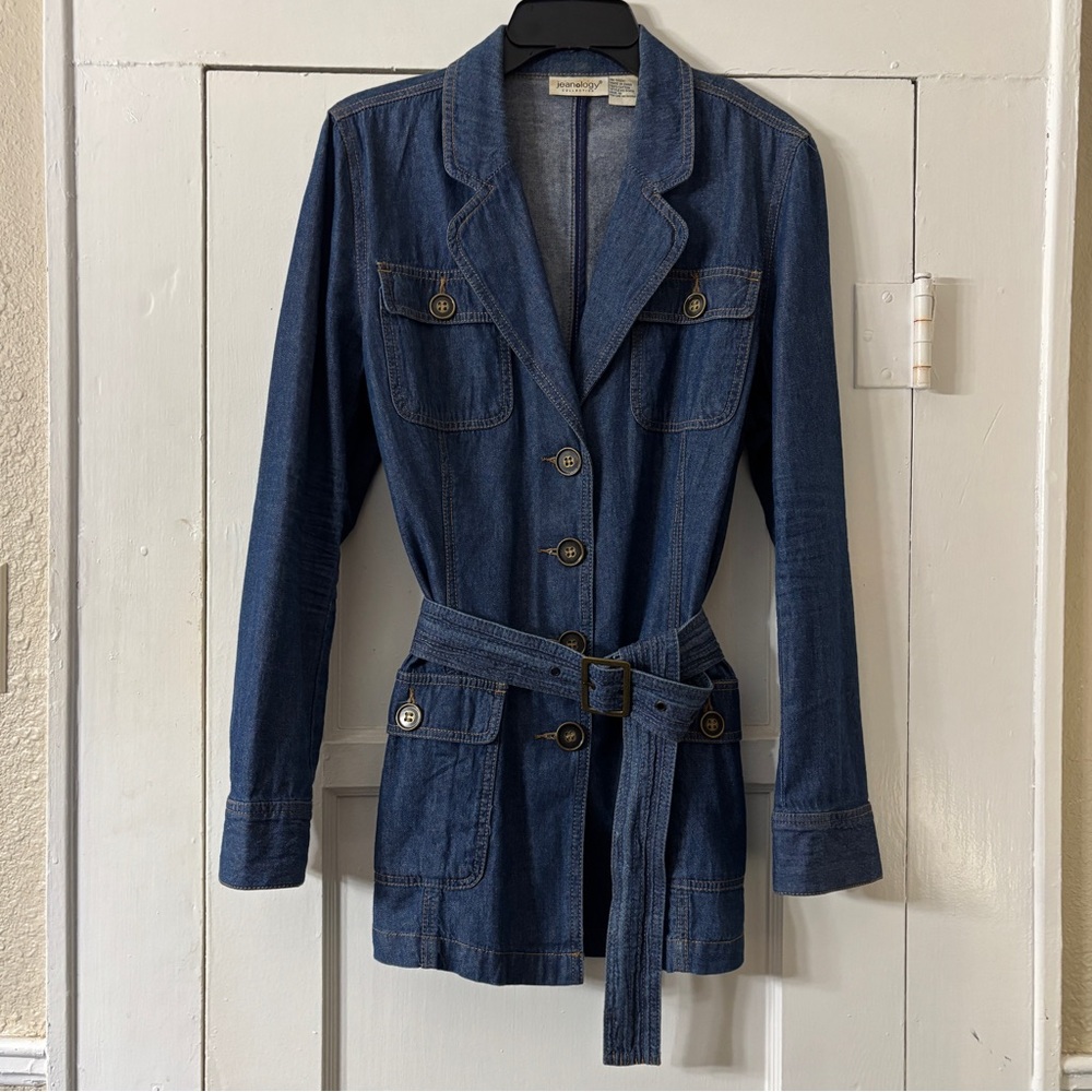 Jeanology Lightweight Denim Belted Jacket